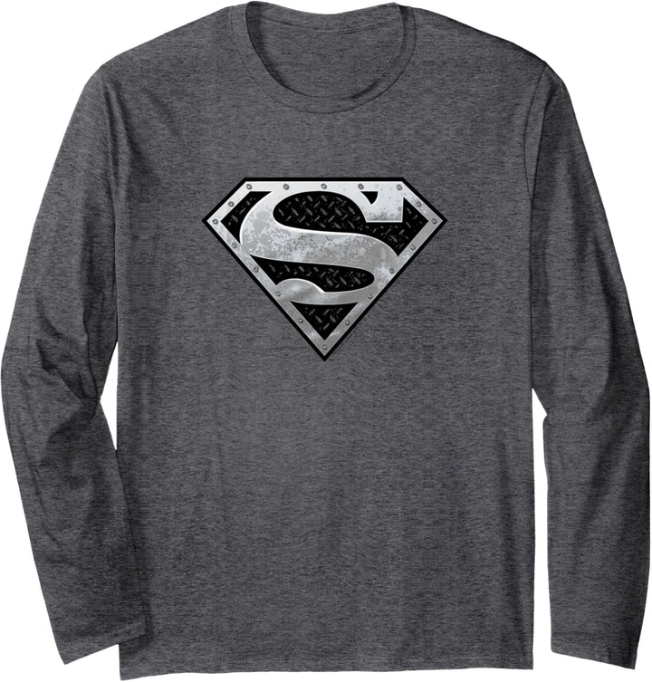 Superman Super Metallic Shield Langarmshirt