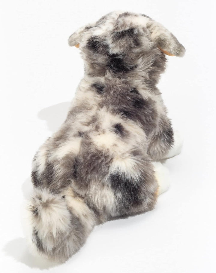 Teddy Hermann 91933 Hund Australian Shepherd 30 cm, Kuscheltier, Plüschtier mit recycelter Füllung,