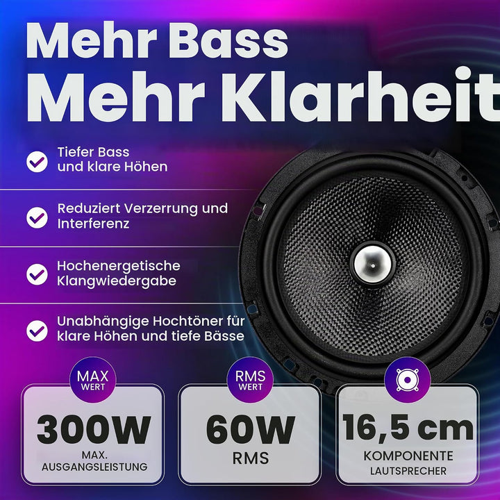 In Phase XTC6CX Lautsprechersystem, 300 W, 2-Wege, 60 W RMS XTC6CX 300W, XTC6CX 300W