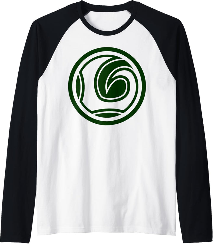 Marvel Loki Master Of Mischief Classic Retro 'L' Logo Raglan