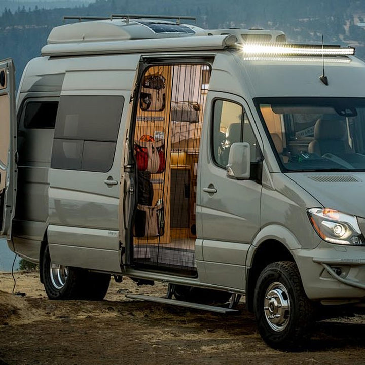 Moskitonetz Magnetisch für VW T5 T6 Schiebetür, Insektennetz & Auto-Fliegengitter mit Sonnenschutz u