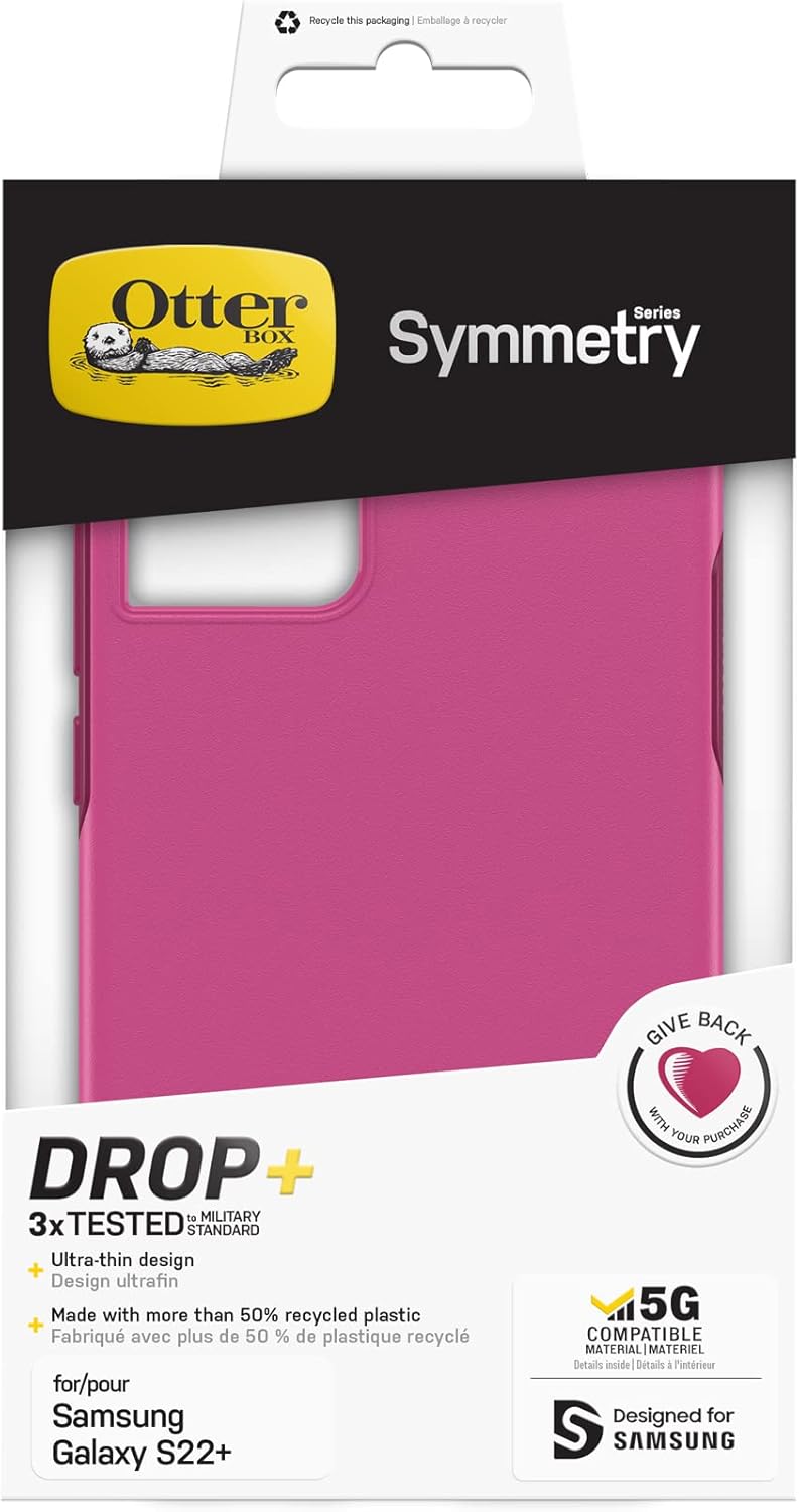 OtterBox Symmetry Hülle für Samsung Galaxy S22+, sturzsicher, schützende dünne Hülle, 3X getestet na