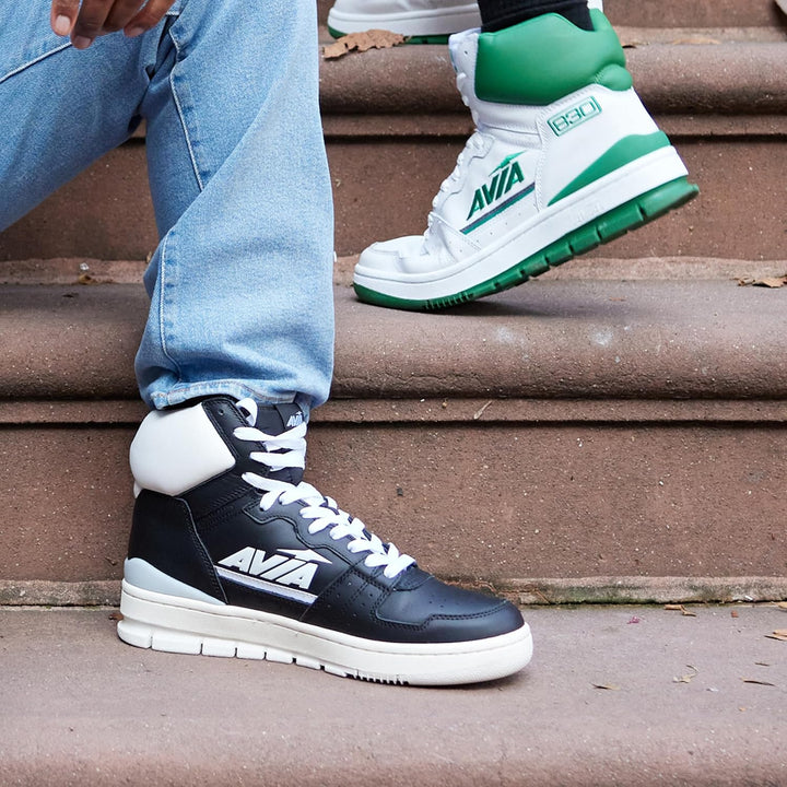 Avia 830 Basketballschuhe für Herren, Retro, High-Top-Sneaker, für drinnen oder draussen, Strasse od