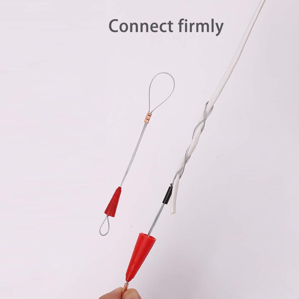 QZATACAEN Fish Line Wire Puller Through Wall Wire Threader Fish Plus Fish Cable Lock with Easy Grip
