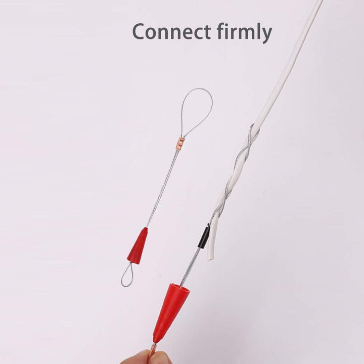 QZATACAEN Fish Line Wire Puller Through Wall Wire Threader Fish Plus Fish Cable Lock with Easy Grip