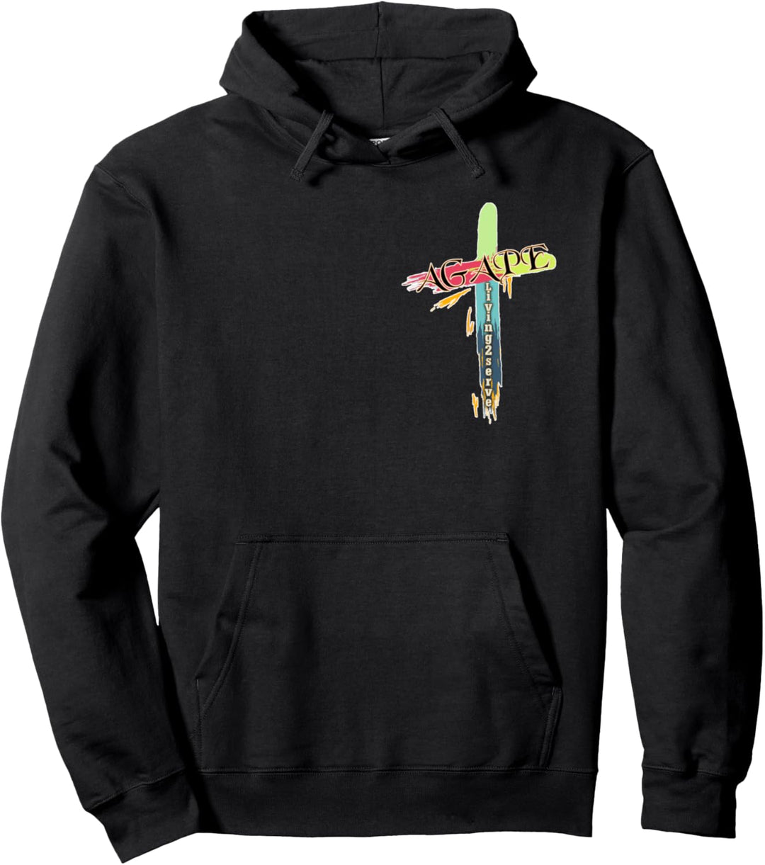 Christliche Kleidung, agape das griechische Wort für Liebe Pullover Hoodie