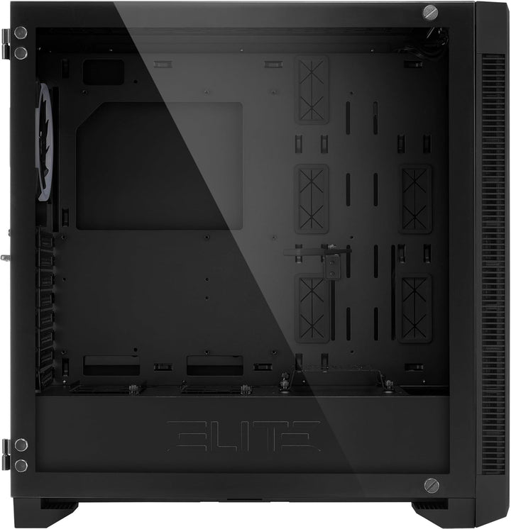 Sharkoon Elite Shark CA200G, PC-Gehäuse, ARGB, 8-Fach RGB-Steuerung, klassischer und vertikaler Graf