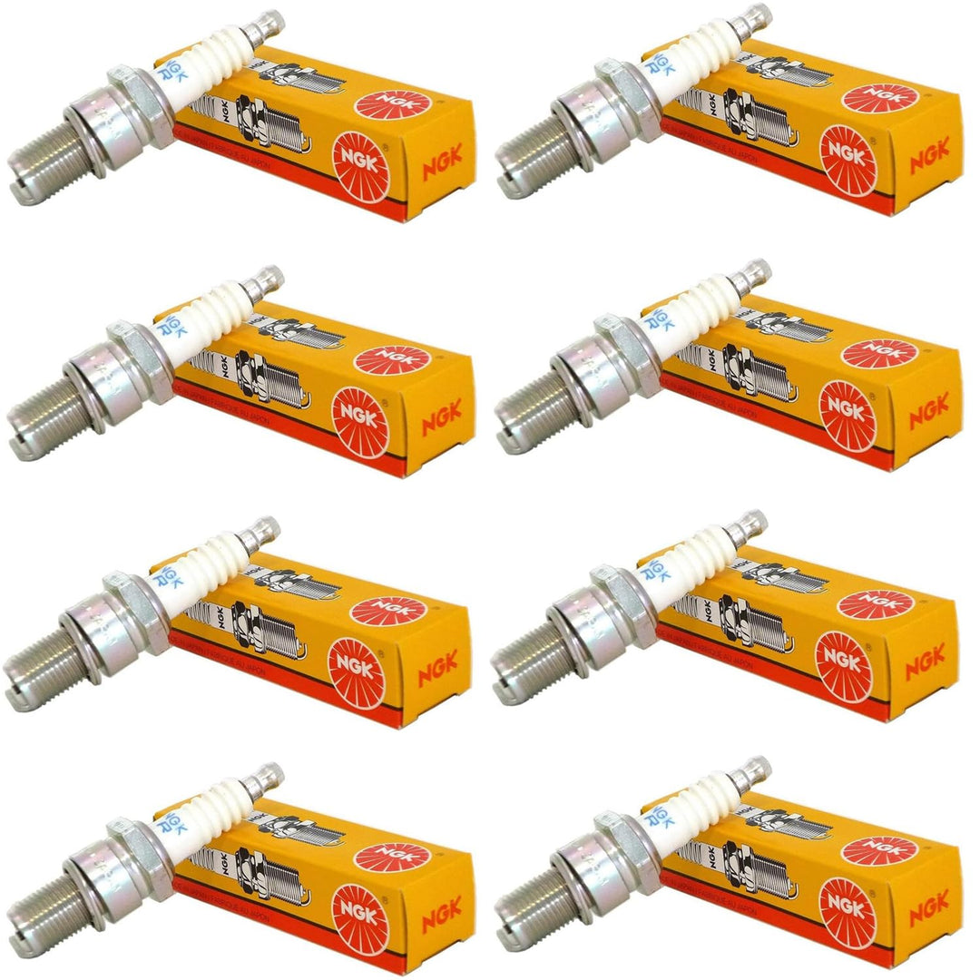 NGK V-Power Zündkerzen, 2771, Nickel-Spitze, Standard 0,040 Zoll, UR5, 8 Stück