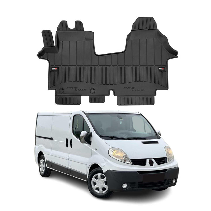 OMAC Gummi Fussmatten kompatibel mit Renault Trafic 2001-2014 Premium TPE Automatten 1tlg Fussmatten