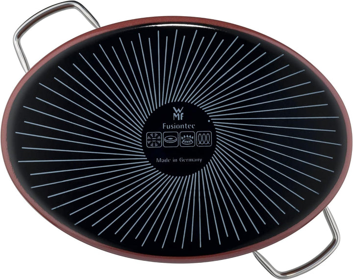WMF Fusiontec Mineral Bräter 36 cm, ovale Form, Perfektes Braten, Homogene Kochergebnisse, Kratzfest