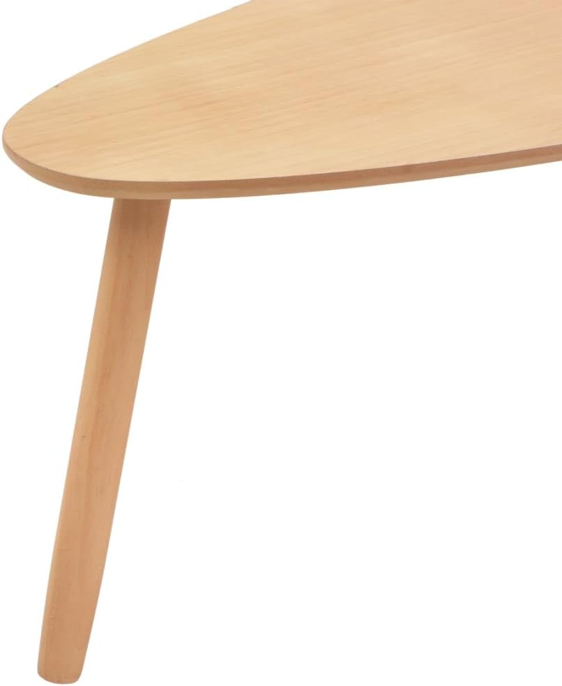 vidaXL 2X Kiefer Massiv Beistelltisch Satztisch Kaffeetisch Couchtisch Tisch Braun, Braun