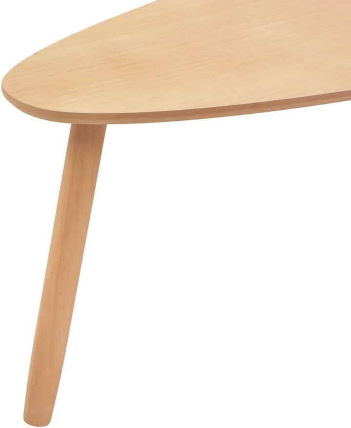 vidaXL 2X Kiefer Massiv Beistelltisch Satztisch Kaffeetisch Couchtisch Tisch Braun, Braun