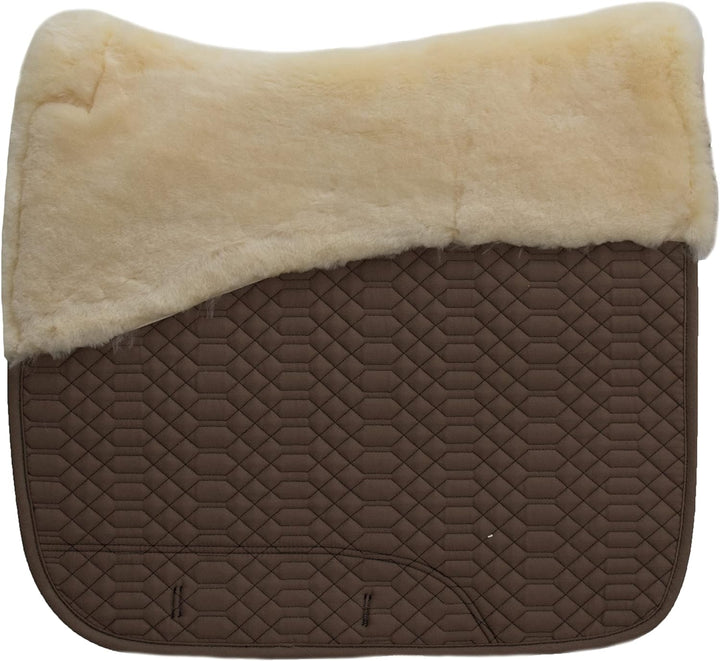 Engel Reitsport Lammfell Schabracke Half Lined SCHABRA1-D-CAM-MED Steppstoff Camel Fell med. Dressur