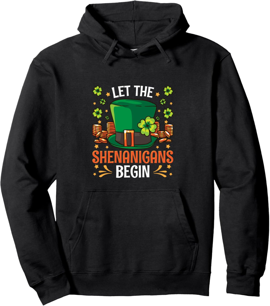 St. Patrick's Day - Lasst die Spielereien beginnen, Leprechaun Hat Pullover Hoodie