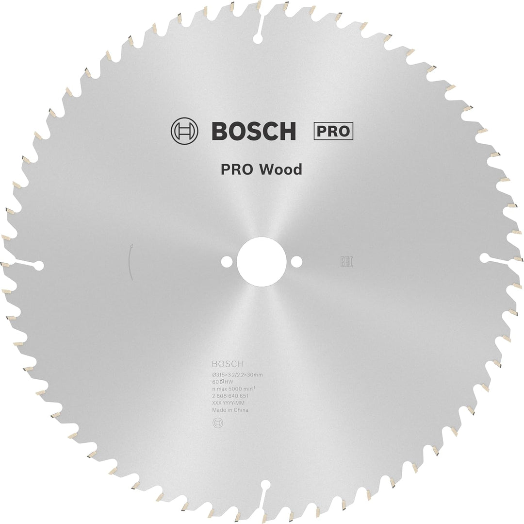 Bosch Accessories Bosch Professional 1x Kreissägeblatt Optiline Wood (Sägeblatt für Holz, Ø 315 x 30