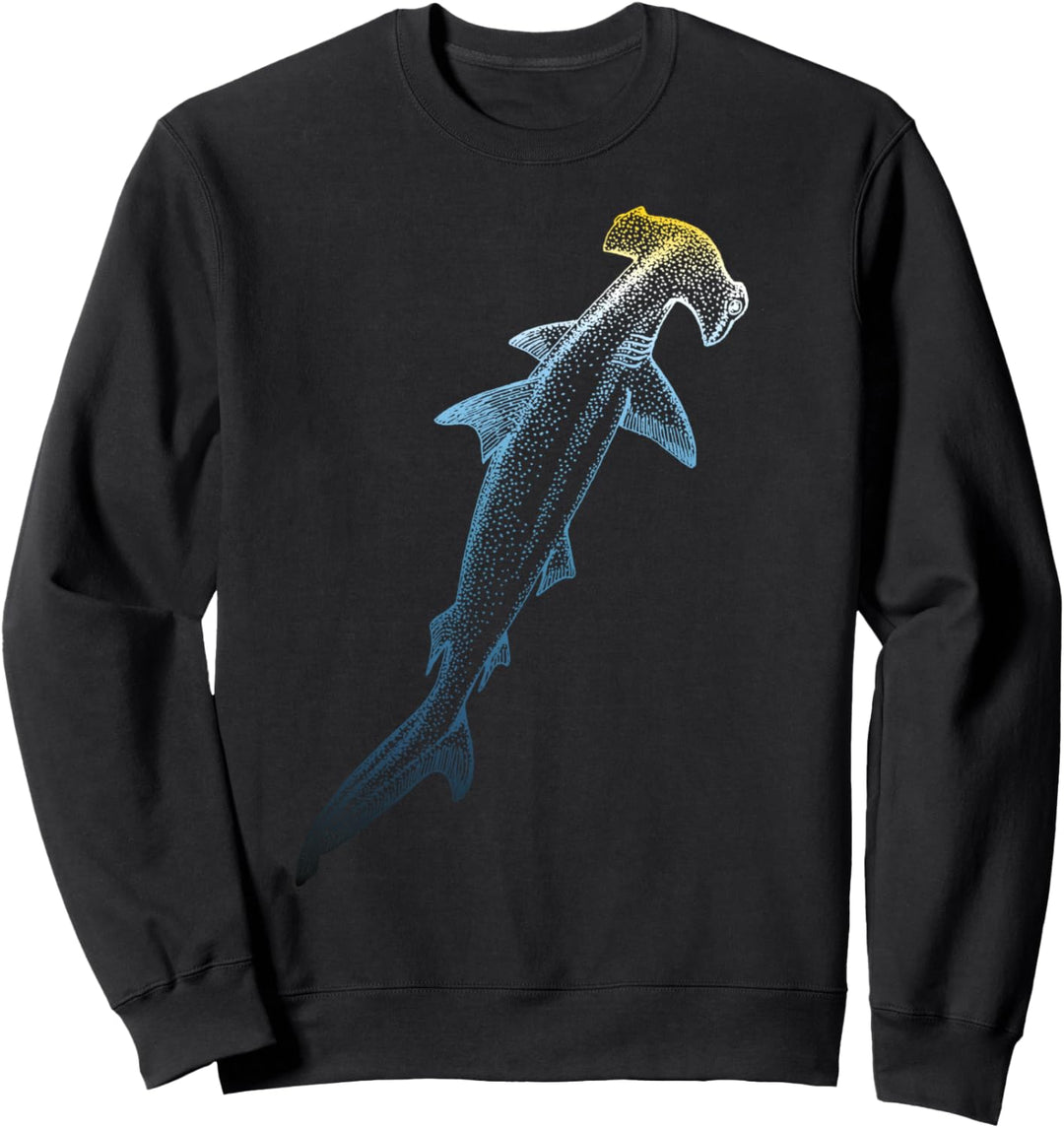 Bella colori nuoto amanti dello squalo martello a nuoto Sweatshirt