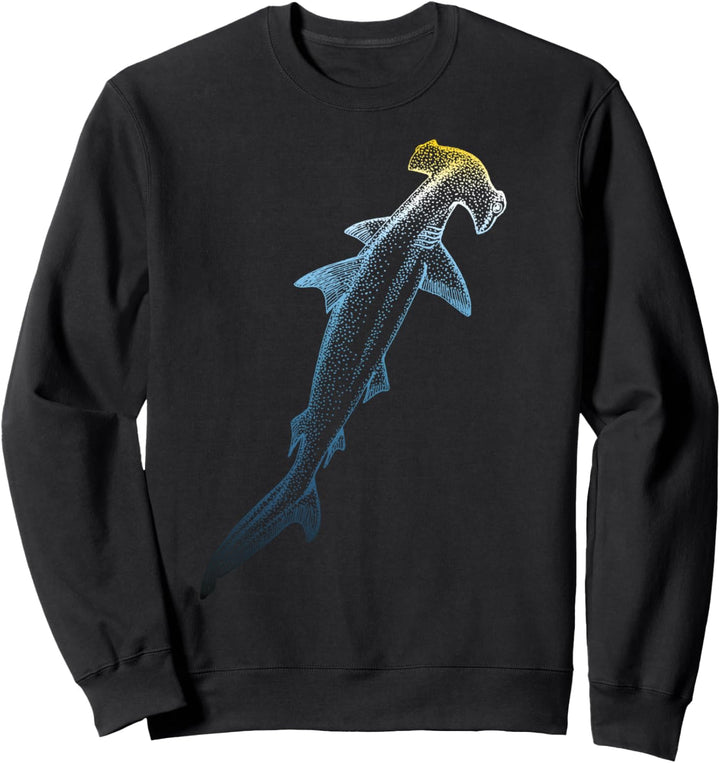 Bella colori nuoto amanti dello squalo martello a nuoto Sweatshirt