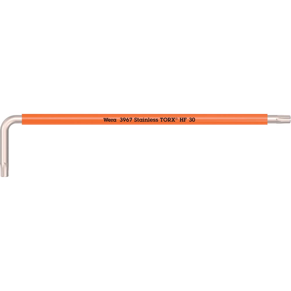 Wera 05022687001 3967 SXL HF TORX® Winkelschlüssel Multicolour mit Haltefunktion, lang, Edelstahl, T