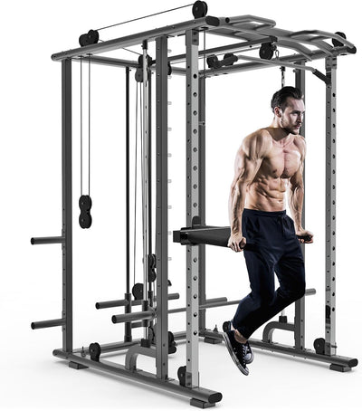 Kipika Y-förmige Dip-Stange für Verschiedene Power Cage-Grössen mit 2,5 cm Loch – Dip Bar Aufsätze f