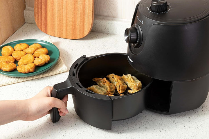 Heissluftfritteuse klein - 1,8L - Airfryer mit Timer und Warmhaltefunktion - Temperatur wählbar - En