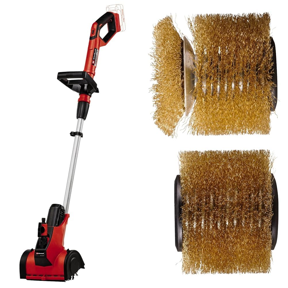 Einhell Akku-Oberflächenbürste PICOBELLA Power X-Change (Li-Ion, 18V, 195 mm Arbeitsbreite, Ø115 mm,