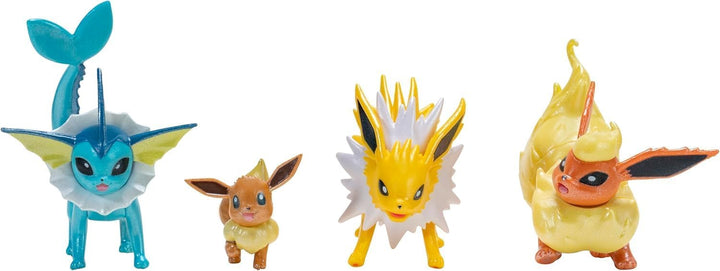 Pokémon PKW2837 - Select Entwicklungs Multipack - Evoli, Aquana, Blitza, Flamara, offizielles Spiels
