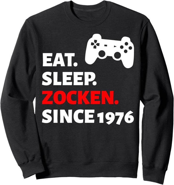 48. Geburtstag Mann Frau 48 Jahre 1976 Deko Lustig Geschenk Sweatshirt