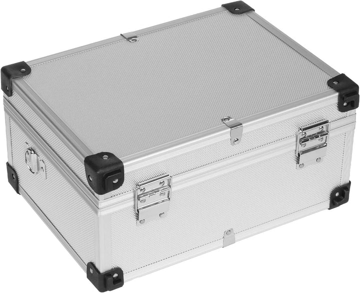 anndora Werkzeugkoffer 70106 Aluminium Rahmen Koffer - Werkzeugkiste 32,5 x 23,5 x 17,5 cm mit Neopr