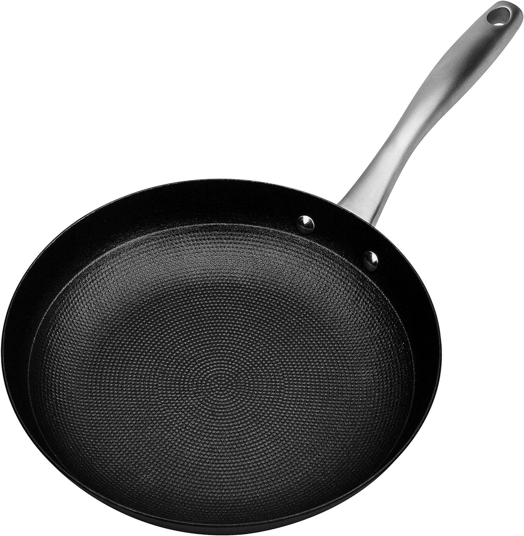 GSW 716505 Pfannen-Set Robusta 2-tlg, Gusseisen, Edelstahl rostfrei, schwarz