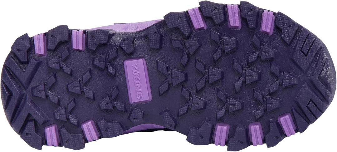Viking Unisex Kinder Track Mid Wp 2vWalking Shoe 28 EU Aubergine Lilac, 28 EU Aubergine Lilac