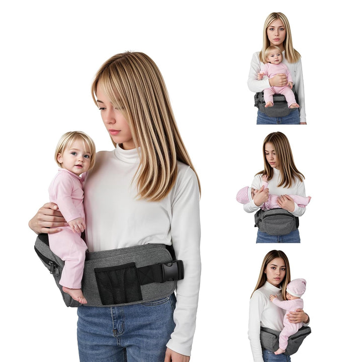 Baby Hüftsitz Ergonomisch, Leichtgewicht Taille Hocker für Kinder 0-36 Monate, Einstellbar Babytrage