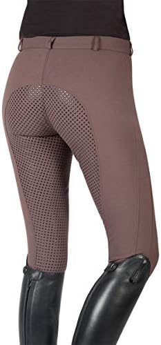 Pfiff 102235 Reithose Yasmin, Silikongrip Vollbesatz, Damenreithose, Damen 36–48 44 Braun, 44 Braun