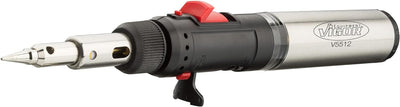 Vigor Gas Lötkolben-Satz (7 verschiedene Adapter, kombiniert Lötkolben, Brenner und Heissluftfön, 12