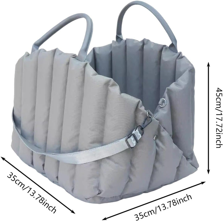 Hunde Autositz, Autositz Hund, Hundetasche für kleine Hunde 5kg, Rutschfester Tragetasche Hund, Stil