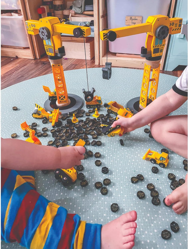 Bigjigs Rail Kit Costruzioni Con Grande Gru