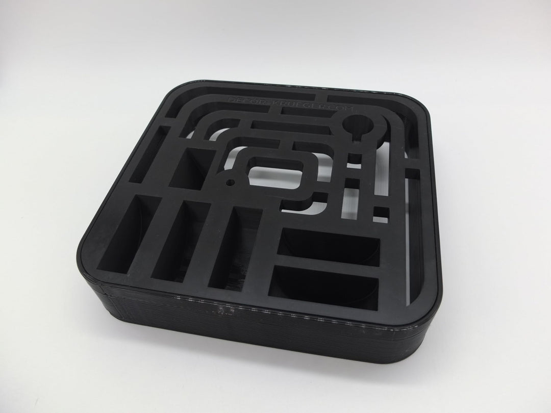 Halter Aufsteller für KitchenAid Pasta Presse Aufsätze Art Deco Sti (Schwarz), Schwarz