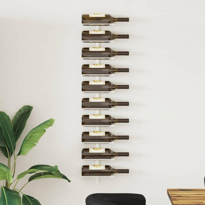 vidaXL Wand Weinregal für 10 Flaschen Wandregal Weinhalter Weinflaschenhalter Flaschenregal Weinstän