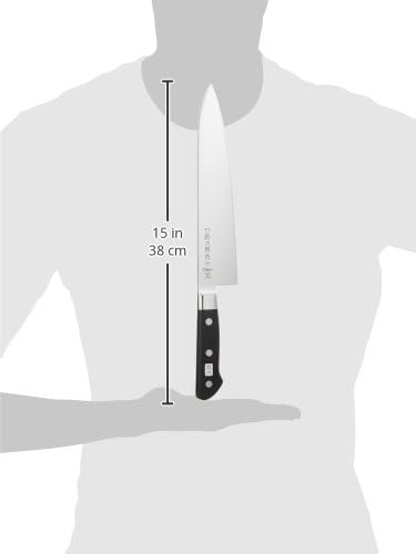 Tokyo Design Studio Kochmesser Tojiro DP 3-lagig, 24 cm, Stahl, Silber, 24 x 4 x 1 cm