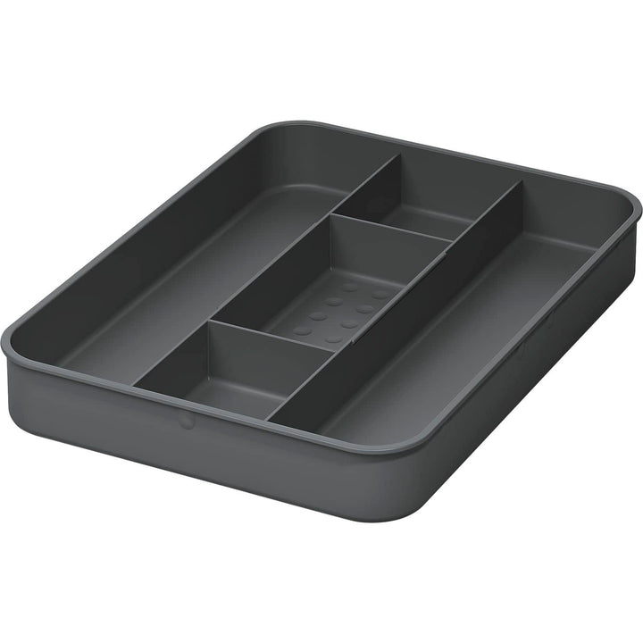 Ninka Bio-Schale eins2top mit 5-er Einteilung, Abdeckung mit Filter für 12/17/26/32 Liter, dunkelgra