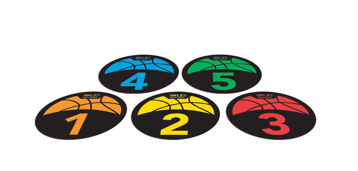 SKLZ Basketball Trainingsmarker, verbessert Spielfeldbewusstsein und Positionierung, langlebige Bode