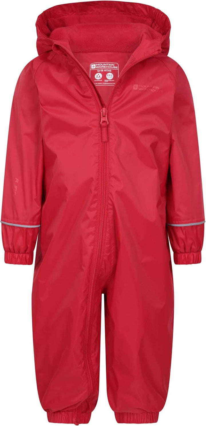 Mountain Warehouse Spright Junior wasserdichter Regenanzug - Extra warm mit verschweissten Nähten un