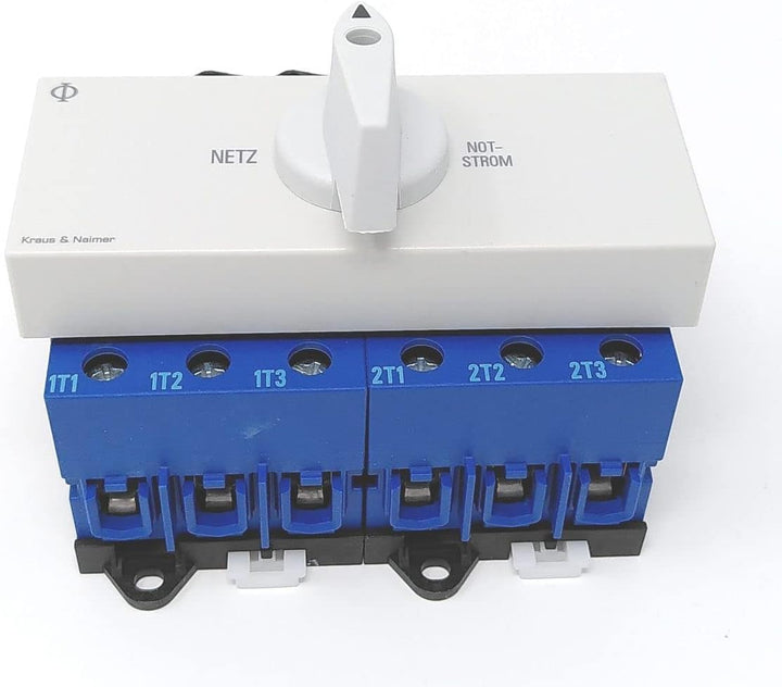 Kraus & Naimer KA40B T903 VE2 +F437 Umschalter 3-polig 40A mit Stellung Netz 0 Notstrom Schnappbefes