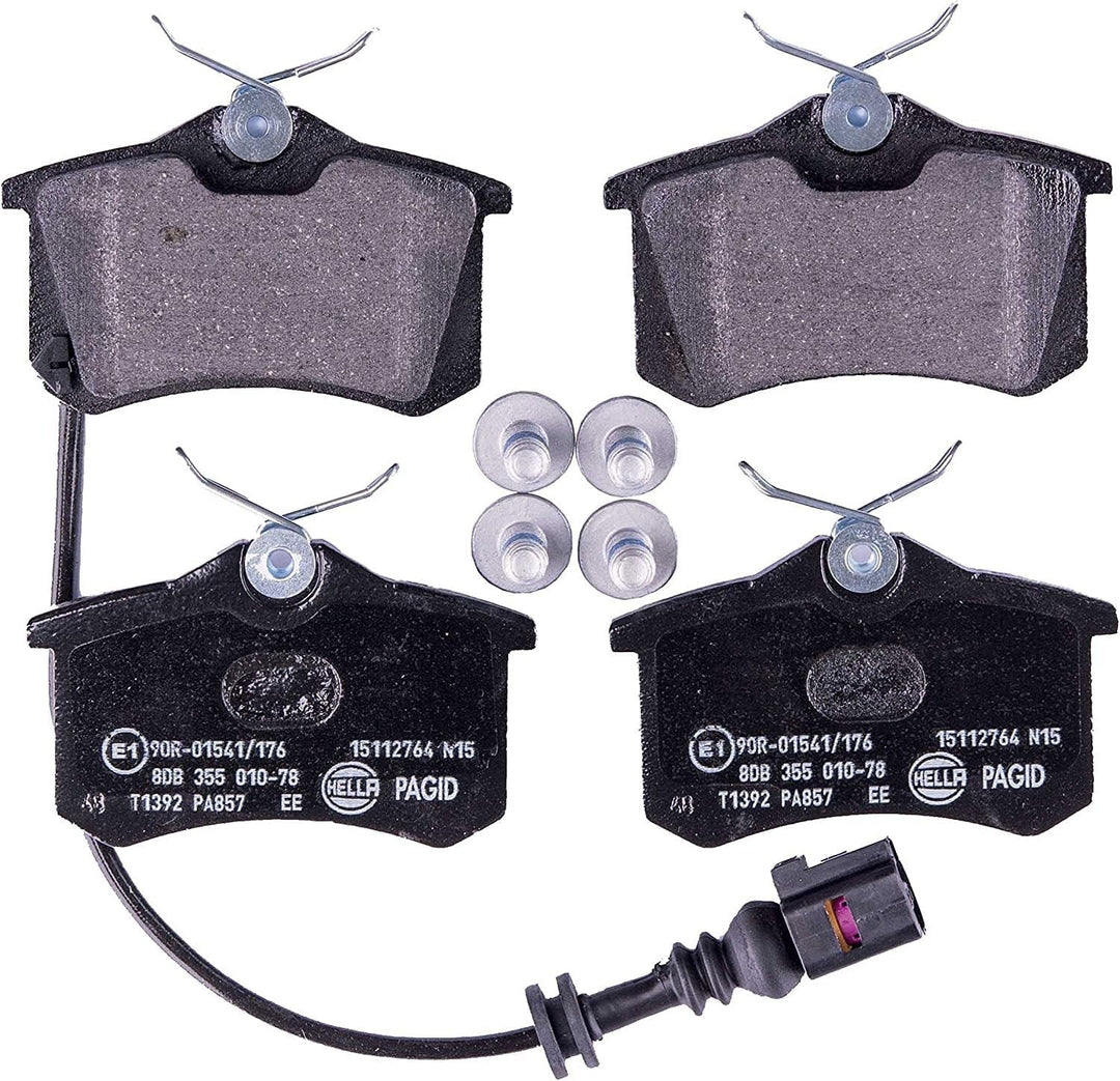 HELLA PAGID 8DB 355 010-781 Bremsbelagsatz - T1392 - Dicke/Stärke: 17.2mm - Bremssystem: Lucas - ink
