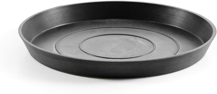 Ecopots Untersetzer für Blumentopf Amsterdam Dunkel Grau - Durchmesser Ø Aussen 36 cm/Innen 33 cm ru