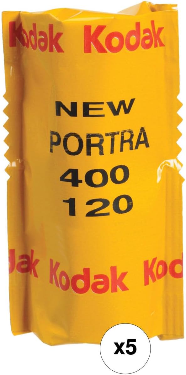 Kodak Portra 400 Color Negative 120 Film (5-er Pack) 1 Pack, 1 Pack
