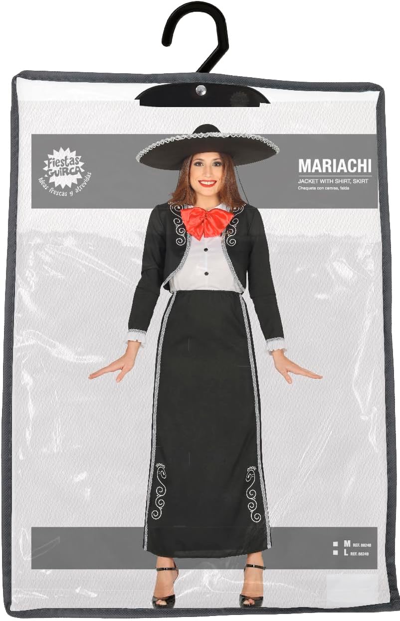 FIESTAS GUIRCA, S.L. Mexikanerin Verzierungen Kostüm für Damen L 42-44, 42-44