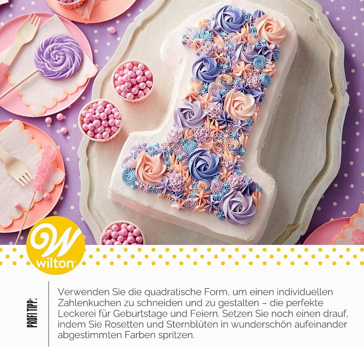 Wilton Performance Backformen Quadrat, 30,5 cm (12 Zoll) 12 silber 12 Quadrat, 30,5 cm (12 Zoll) Pfa