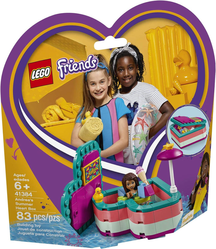 LEGO Friends 41384 - Andrea`s Sommer Herz Box (83 Teile)