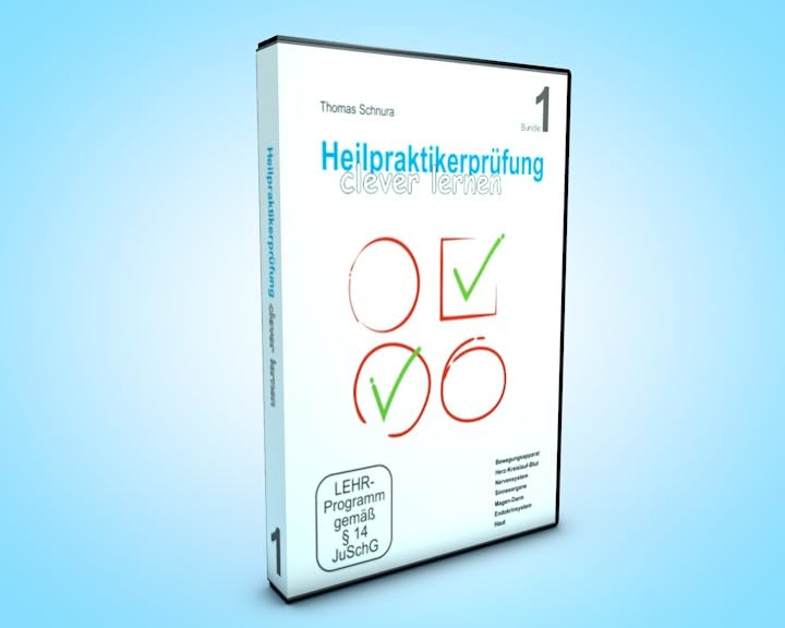 Thomas Schnura : Heilpraktikerprüfung - Clever lernen - Bundle 1 [10 DVDs], DVD