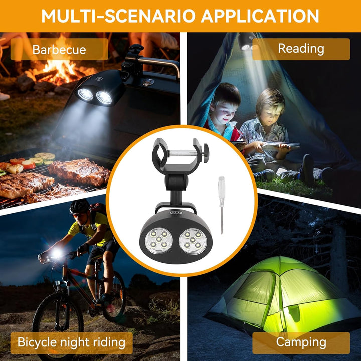 Grilllicht, Grilllichter Für Grill, LED-Grilllichter, Grilllicht Mit 10 LED-Lichtern Für Grillen, Ca